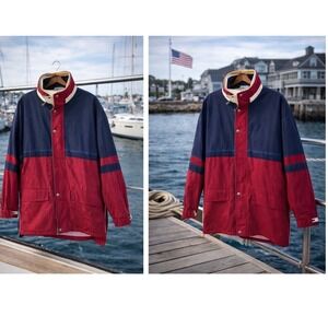 Emilio Sandrini Yachting Spirit 3000 Sailing Jacket Navy Red Size 52 Gorpcore
